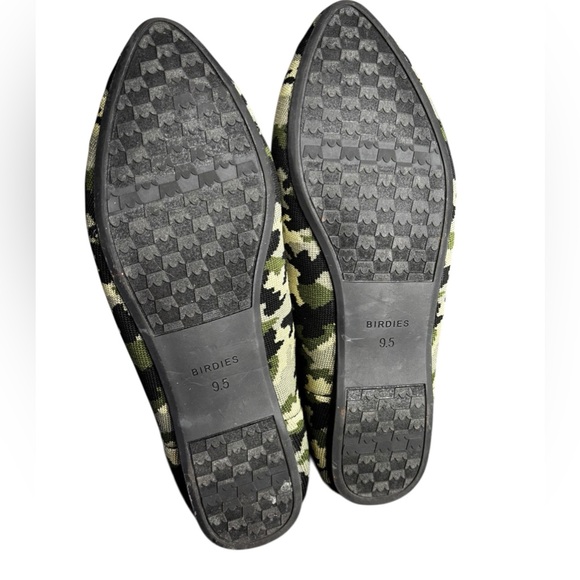 Birdies x Judy The Blackbird Camouflage Washable Knit Point-toe Loafers Size 9.5 - Picture 7 of 8